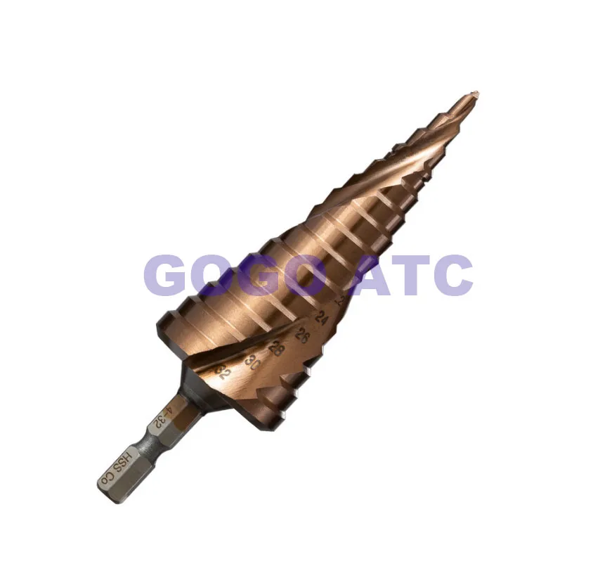 Кобальтовые ступенчатые сверла из быстрорежущей стали HSSCO высокоскоростные