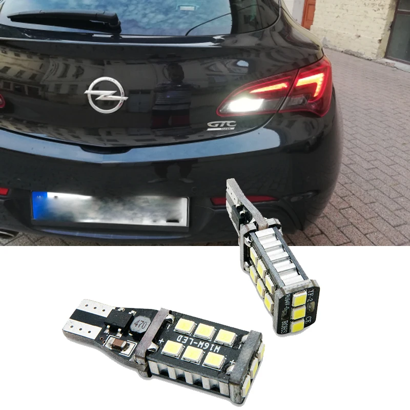 2 шт. W16W CANBUS без ошибок T15 светодиодный светильник заднего хода для Opel Combo Box Meriva B