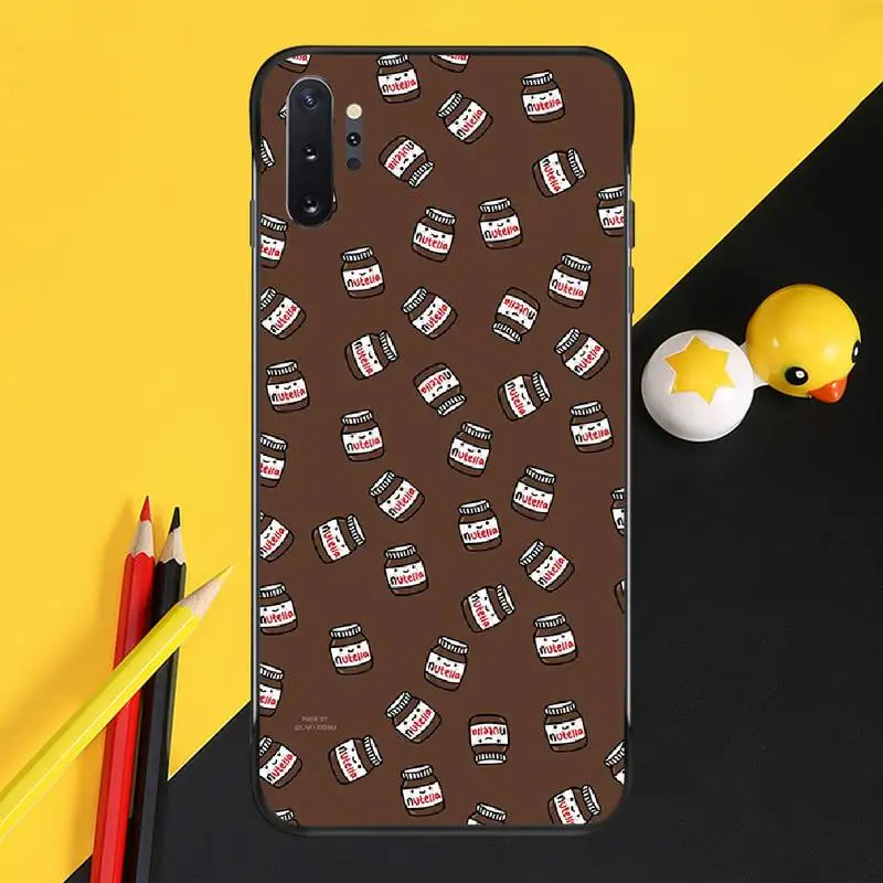 PENGHUWAN chocolate Food Tumblr Nutella Luxury Unique Design Phone Cover for Samsung Note 3 4 5 7 8 9 10 pro M10 20 30 | Мобильные