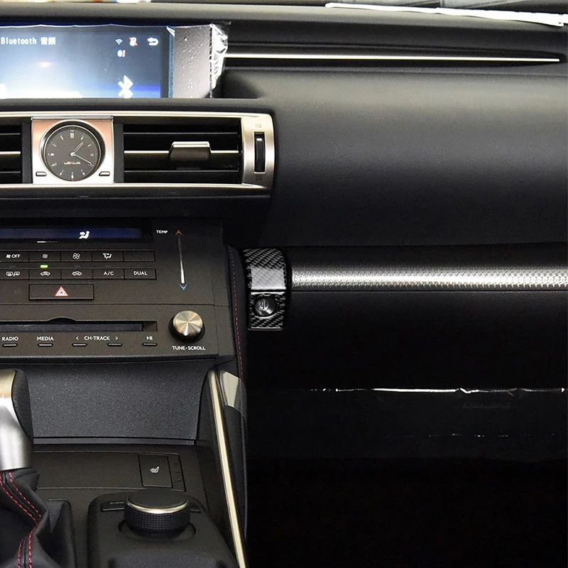 

Car Accessories Interior Decoration For LEXUS IS250/300/350/200 2014-18 Carbon Fiber Storage Box Switch Cover Trim
