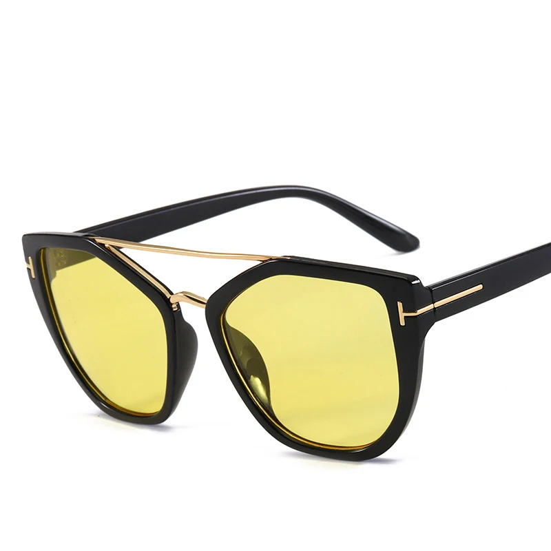 

WOENFEL Bramd Vintage Square Sunglasses Unisex Brand Designer Luxury Retro Black Frame Sun Glasses Female UV400 Shades
