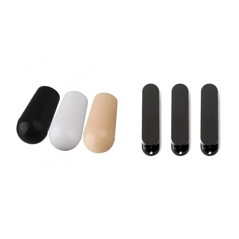 

30 шт., крышки для электрической гитары с черной замкнутой одинарной катушкой