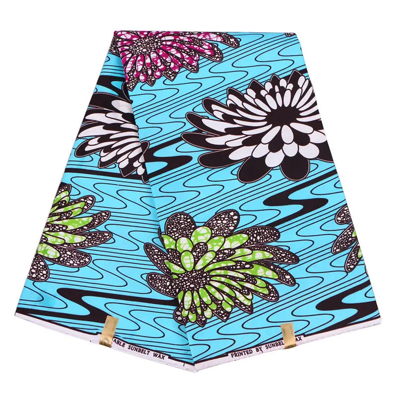 100% полиэстер розовый красная и зеленая ткань с принтом водяных лилий Новые