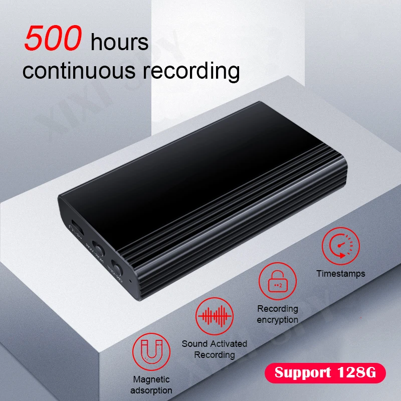 XIXI SPY 500 ore registratore vocale dittafono penna audio suono mini attivato digitale professionale micro flash drive