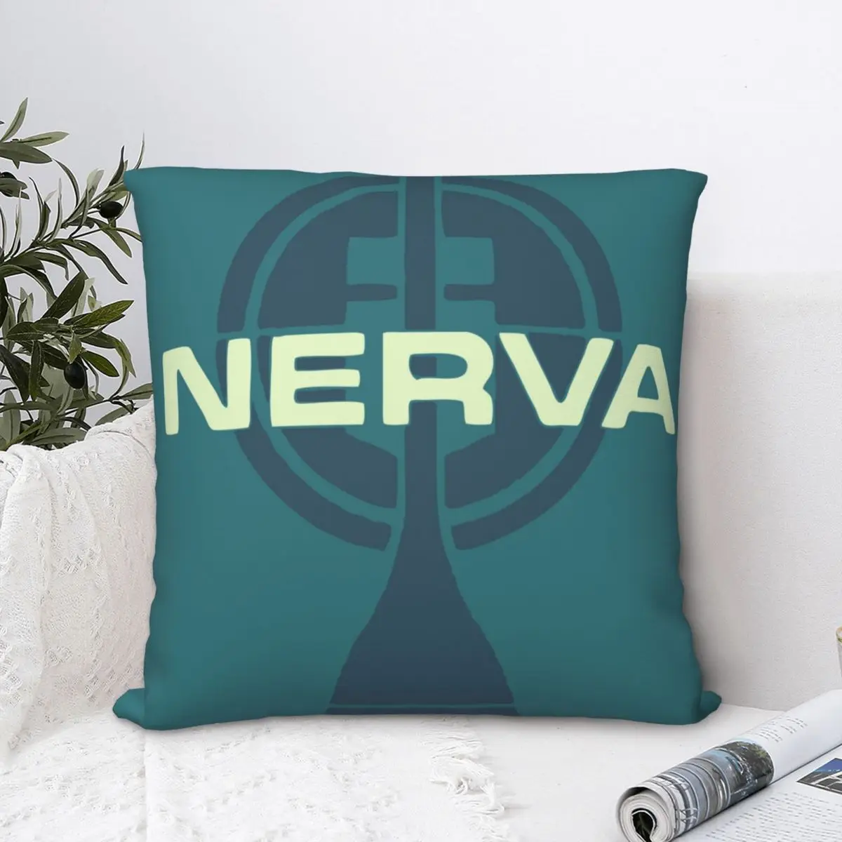 

NERVA Program Square Pillowcase Cushion Cover cute Zip Home Decorative Throw Pillow Case for Bed Nordic 45*45cm