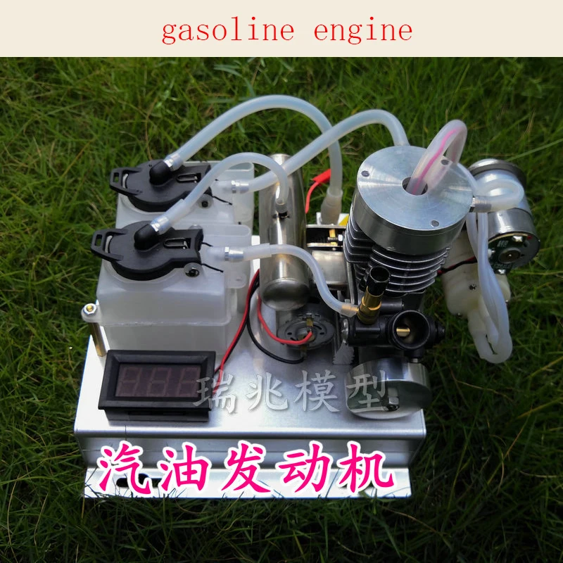 Одна кнопка запуска мини-двигатель метанол топливный двигатель маленький