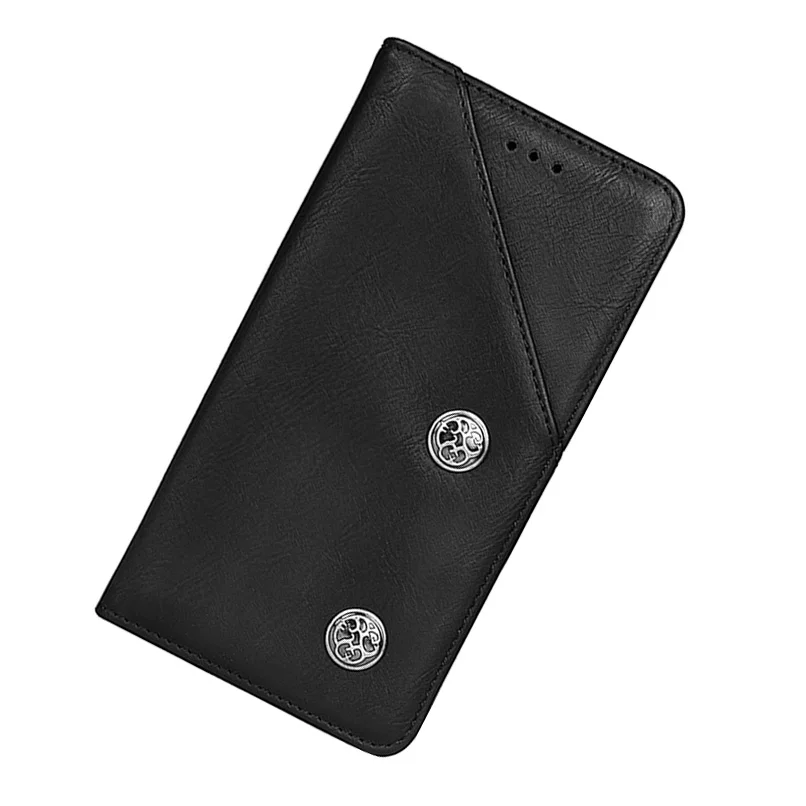 vintage black Чехол-бумажник на huawei honor 10 кожаный чехол-книжка винтажные чехлы для телефонов бампер для honor 10 book 360, полный защитный корпус,чехол для honor 10 - Цвет: vintage black