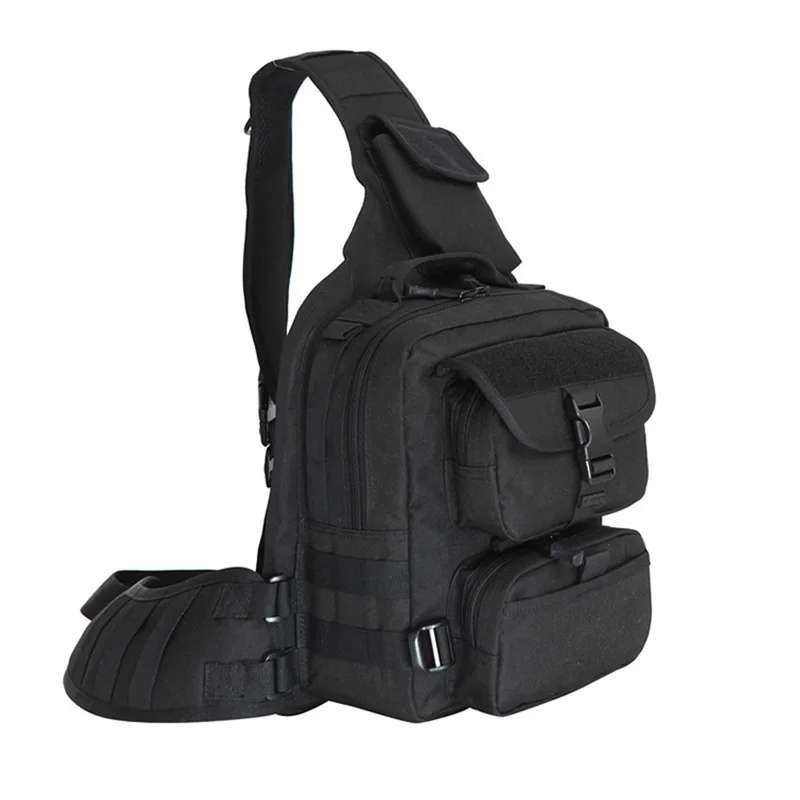 

Мужская нейлоновая тактическая нагрудная сумка 1000D, военная походная сумка через плечо, армейская сумка на плечо, водонепроницаемая дорожн...