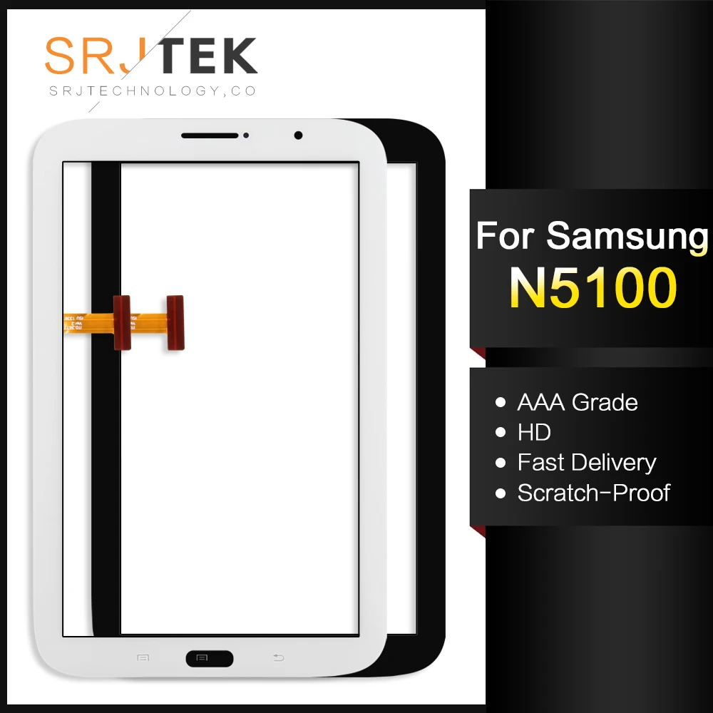 Новый 8 ''дюймовый сенсорный экран для Samsung N5100 GT-N5100 Galaxy Note 0 планшет дигитайзер