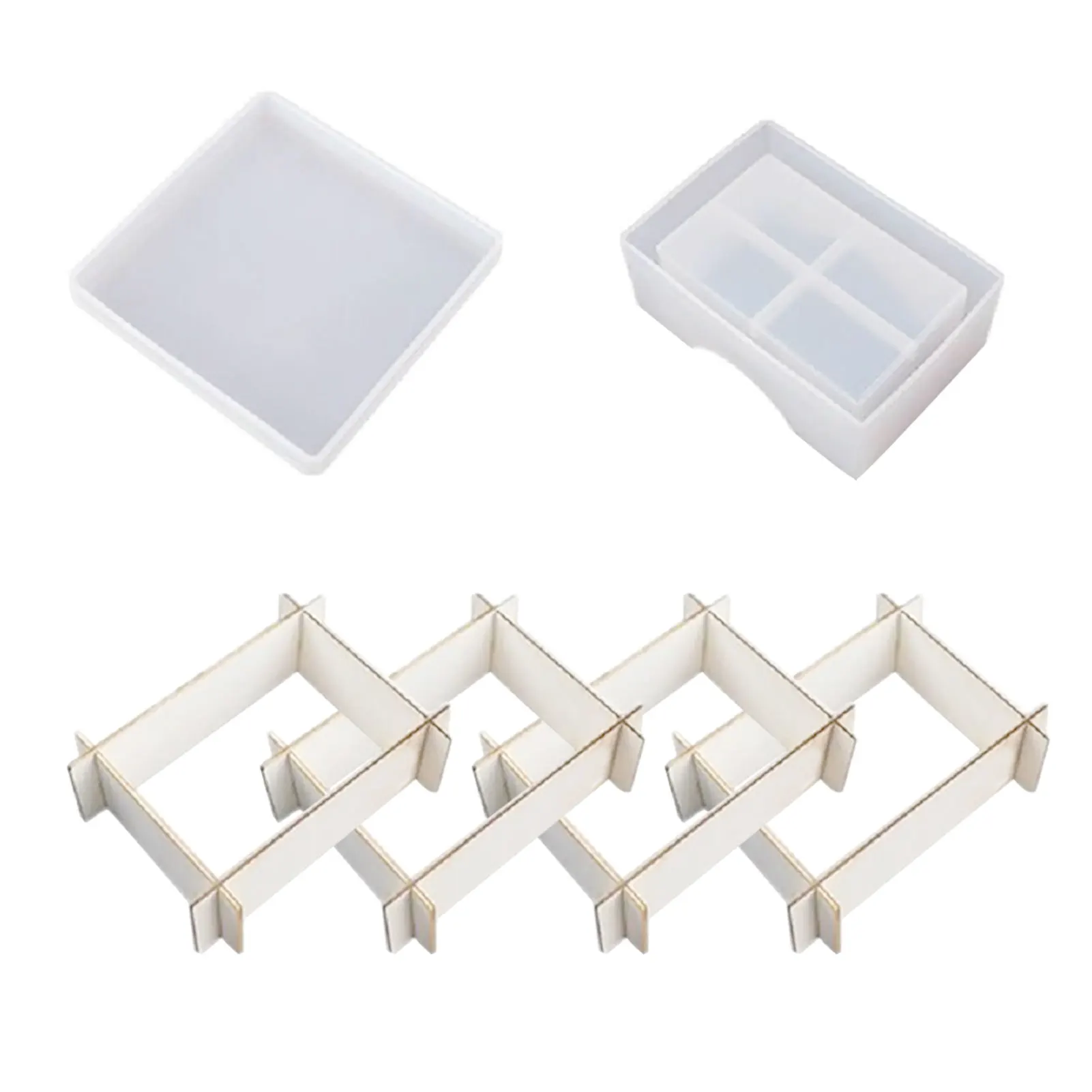 

Чехол для хранения «сделай сам», набор форм из каучука, подставка для стакана с кронштейном, поддержка эпоксидной деревянной смолы, предмет...