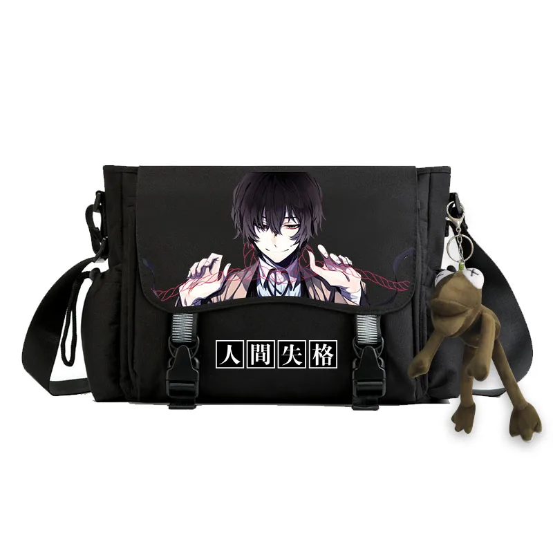 Сумка мессенджер через плечо с принтом аниме бродячие псы| |