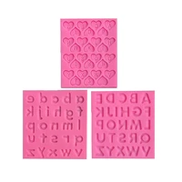 alphabet silicone mold diy number letter cake decorating tools gumpaste fondant chocolate polymer clay resin accessries