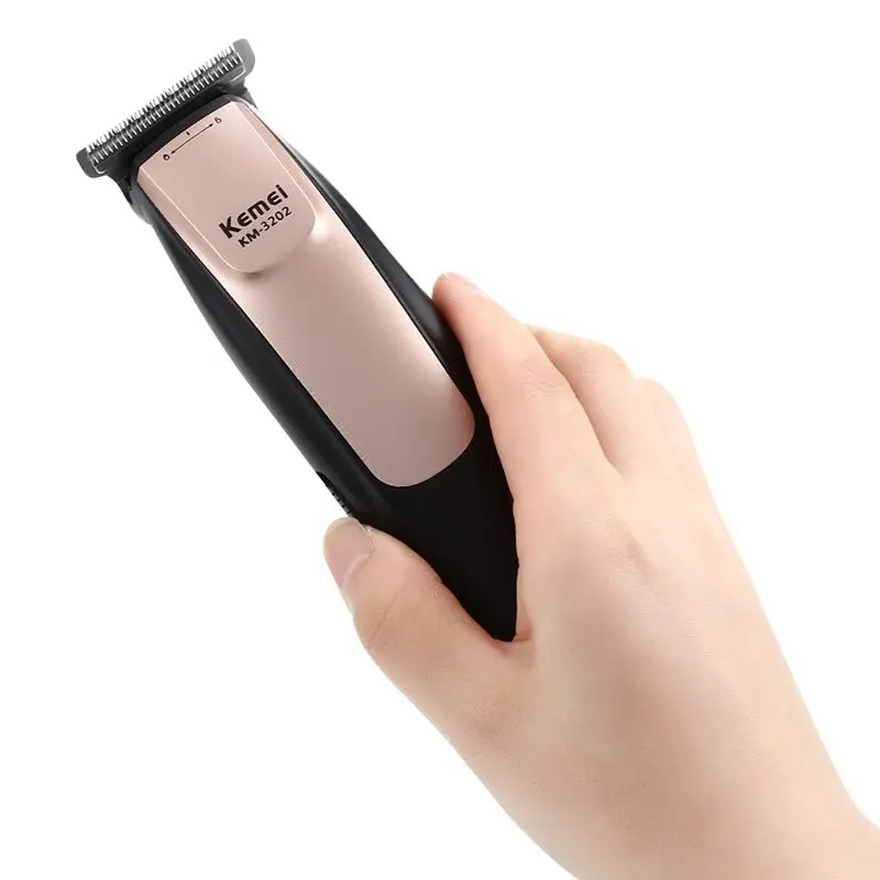 Kemei KM - 3202 USB Rechargeable Electric Hair Clipper Trimmer for Styling Haircut Home Barber Salon 4XFB |
