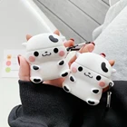 Чехол для Airpods 2 милый чехол для наушников Kawaii Cow чехол для Airpods pro силиконовый защитный чехол с животными для Airpods чехол pro 2