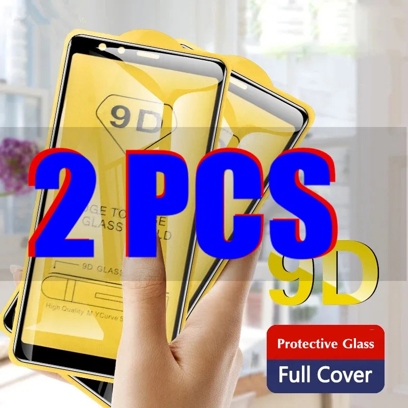 

2Pcs 9D Glass For Samsung A8 Star A9 Star Protective Glass for Samsung Galaxy A8 Star SM-G885F, SM-G8850 Screen Protector Film