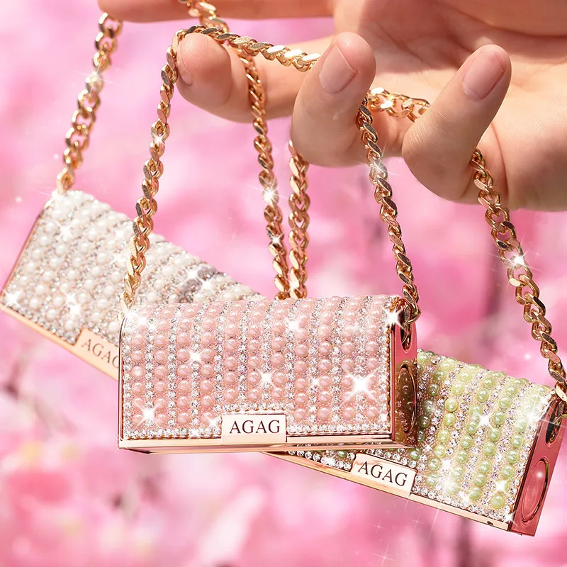 Мешочки помада на цепочке бархатная матовая увлажняющая немаркирующая Женская