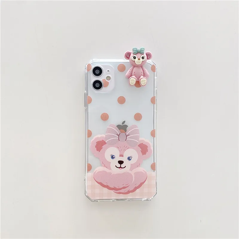 

DISNEY 2021 Rabbit Silicone Protective Cover, Suitable for IPhone 11 Pro Official Liquid Silicon 360 Full Face Mask zz0531