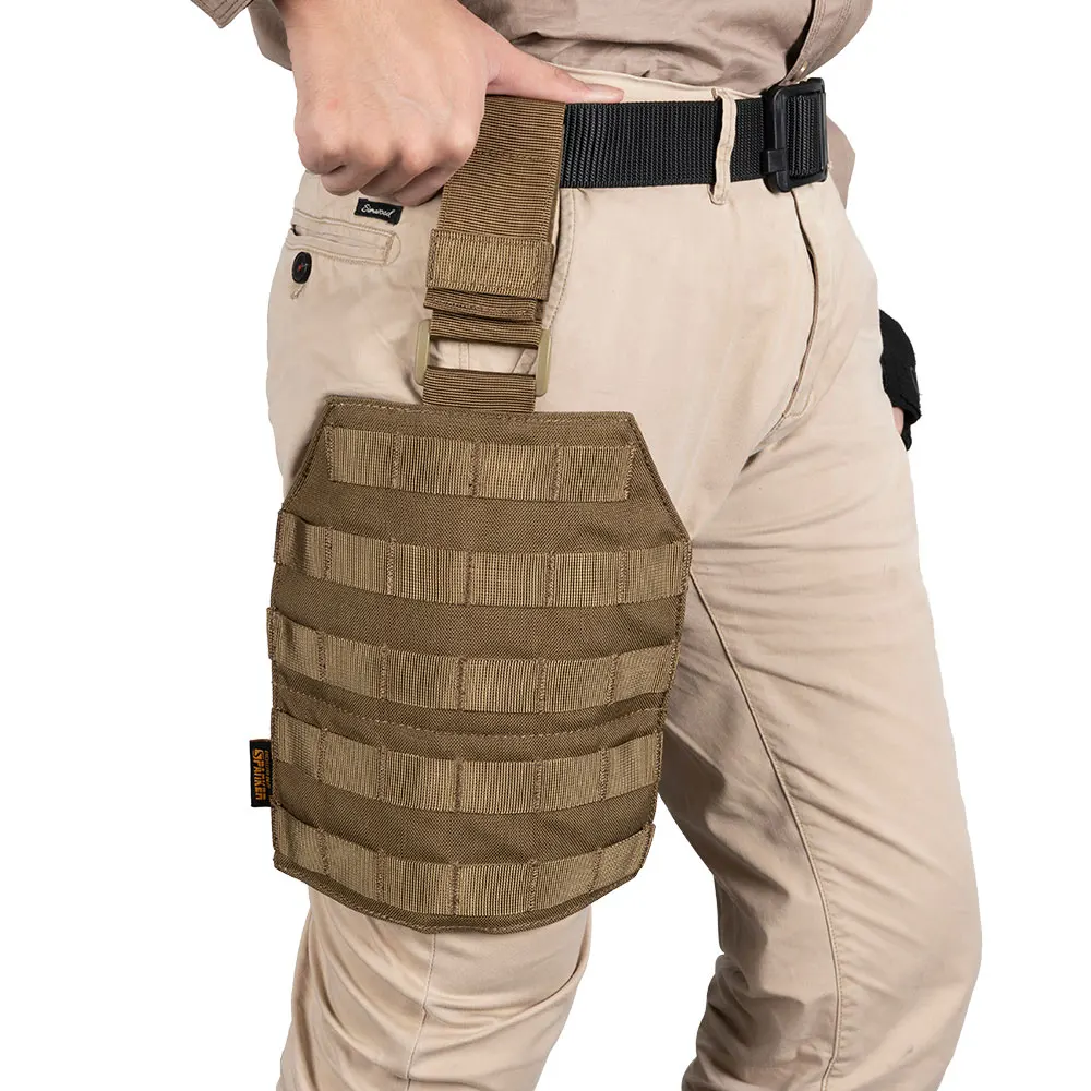 EXCELLENT ELITE SPANKER Outdoor Tactical Legs Hanging Plate Hunting Leg Panel Molle Military Portable Sets Slingshot | Спорт и
