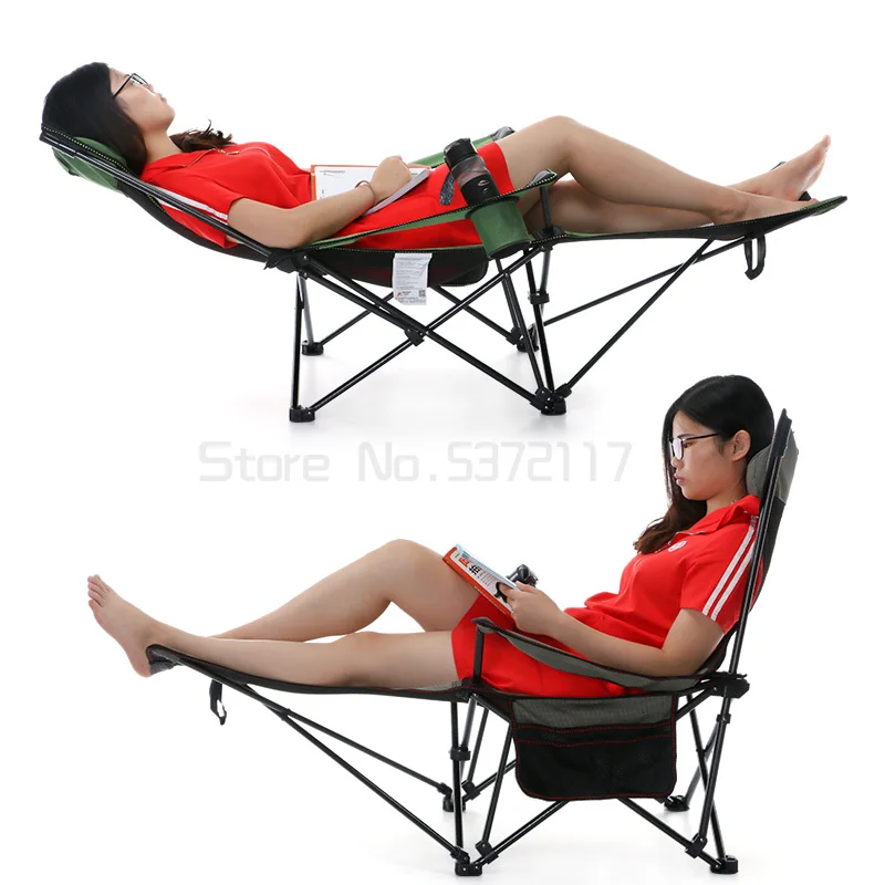 저렴한 야외 접는 Reclining 의자 휴대용 다시 의자 낚시 의자 캠핑 접는 의자 레저 의자 오후 침대