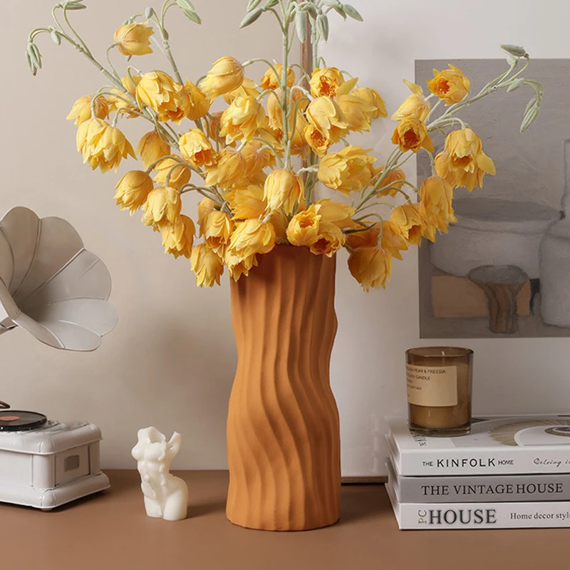 

European Modern Vase Home Living Room Decoration Accessories Morandi Art Vases TV Cabinet Balconyy Decor Furnishings Ornament