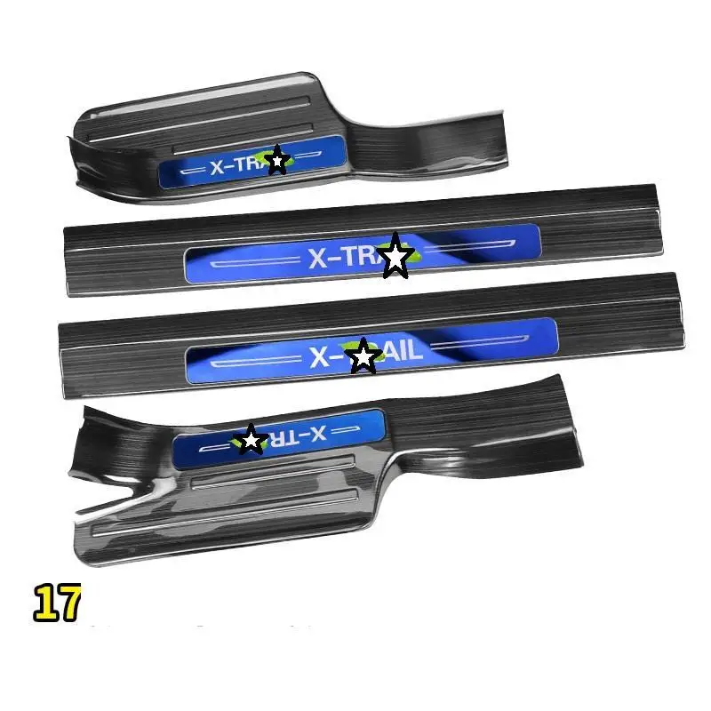 Задние панели ножная педаль внешний хромированный декоративная