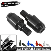 motorcycle handlebar counterweight plug slider for yamaha tmax560 tmax 530 500 tmax530 tmax500 handle bar ends grips 7822 mm