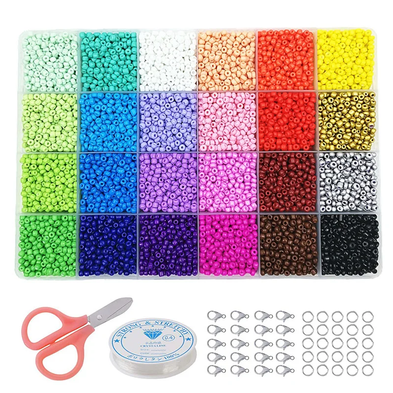 2/3/4mm Seed Beads For DIY Jewelry Making Small Craft Beads Bracelet Necklace Accessories Handmade Jewelry Sets Wholesale Gift