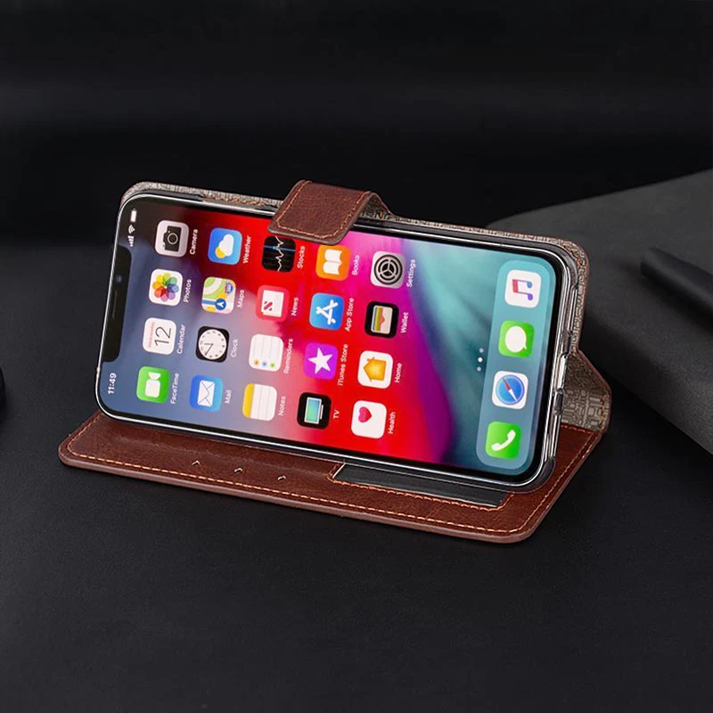 Чехол-кошелек для iPhone 11 Pro Max флип-чехол из искусственной кожи мешки кожаные