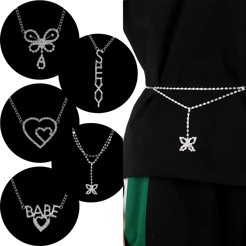 Лидер продаж модный ремень в стиле панк хип-хоп один/трехслойный цепочка для