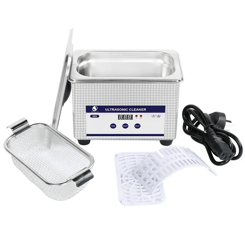 

Digital 800ml Ultrasonic Cleaner Heater Manicure Tools Metal Parts Stainless Steel Basket 110V 220V Ultrasound Jewelry Cleaner