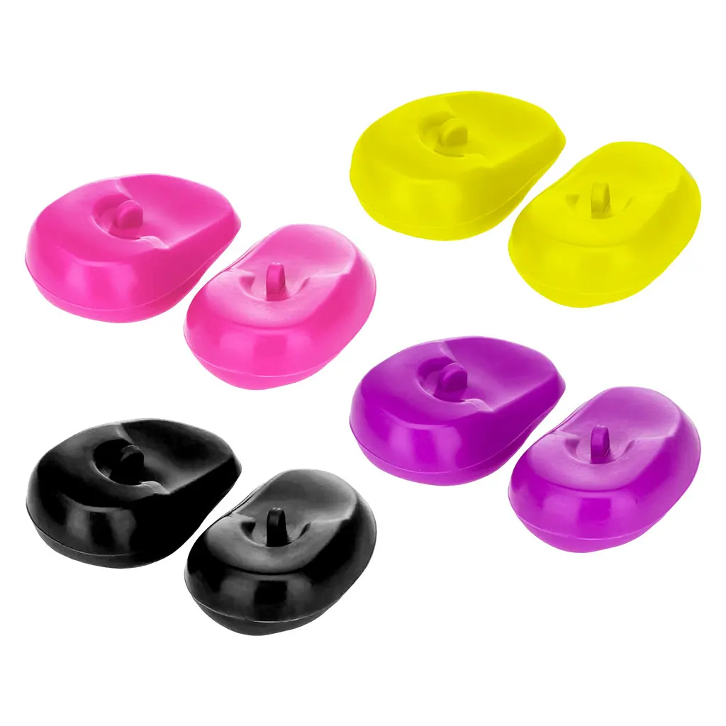 

2x Soft Reusable Silicone Earmuffs Ear Cover Protector for Hair Salon Coloring Kit