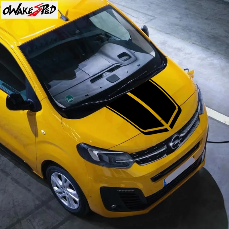 1 Спортивный комплект из двух предметов для укладки наклейка на капот автомобиля