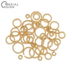 Сердечные переплетенные кольца и разрезные кольцаЮвелирные изделияручная работаПОДЛИННОЕ золотое покрытиеDIY разъемыювелирные изделия фурнитура и компоненты