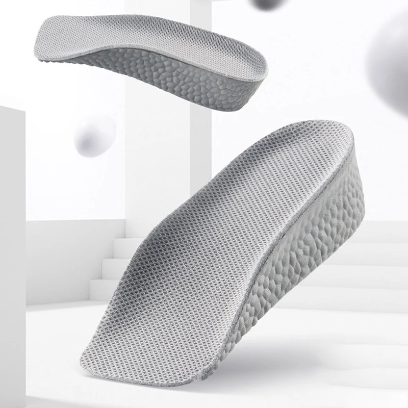 

FoamBeads Heighten Insoles Height Increase Insole Arch Support Heel Pad Shock Absorption Insoles For Feet Light Weight Shoes Pad