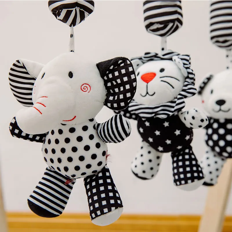 

Rattles For Kid Soft Baby Toys 0 4 6 12 Month Cute Plush Educational 0 Up To 1 Year Infants Hanging Stroller Bed Bell Ocean Fish