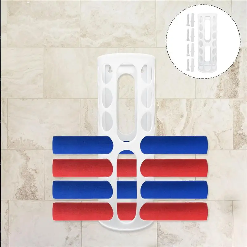 

1pc Paper Display Stand Craft Room Practical 14-Holes Vinyl Holder Storage Organizer