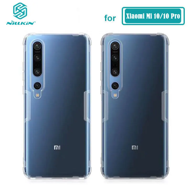 Чехол для Xiaomi Mi10 Mi 10T Pro 5G Nillkin Nature Series прозрачный мягкий чехол из ТПУ Для 10