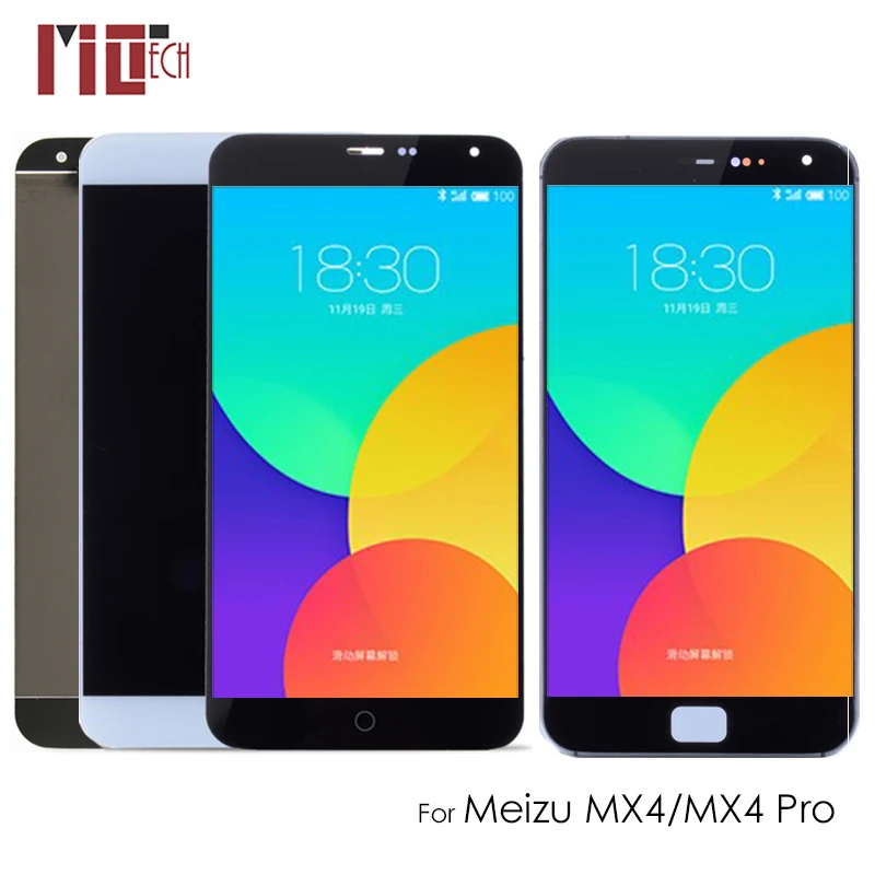 ЖК-дисплей для MEIZU MX4 lcd кодирующий преобразователь сенсорного экрана в сборе для MEIZU MX4 Pro дисплей запасные части черный белый