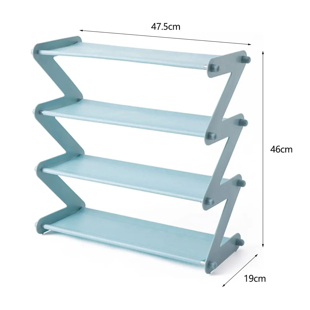 

Simple ABS With Non-Woven Assembled Shoe Rack Save Space Slippers High Heels Home Dormitory Multi-Layer Storage