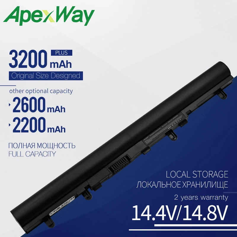 Аккумулятор для ноутбука Apexway AL12A32 Acer Aspire V5 171 431 471 531 ноутбуков с функцией зарядки