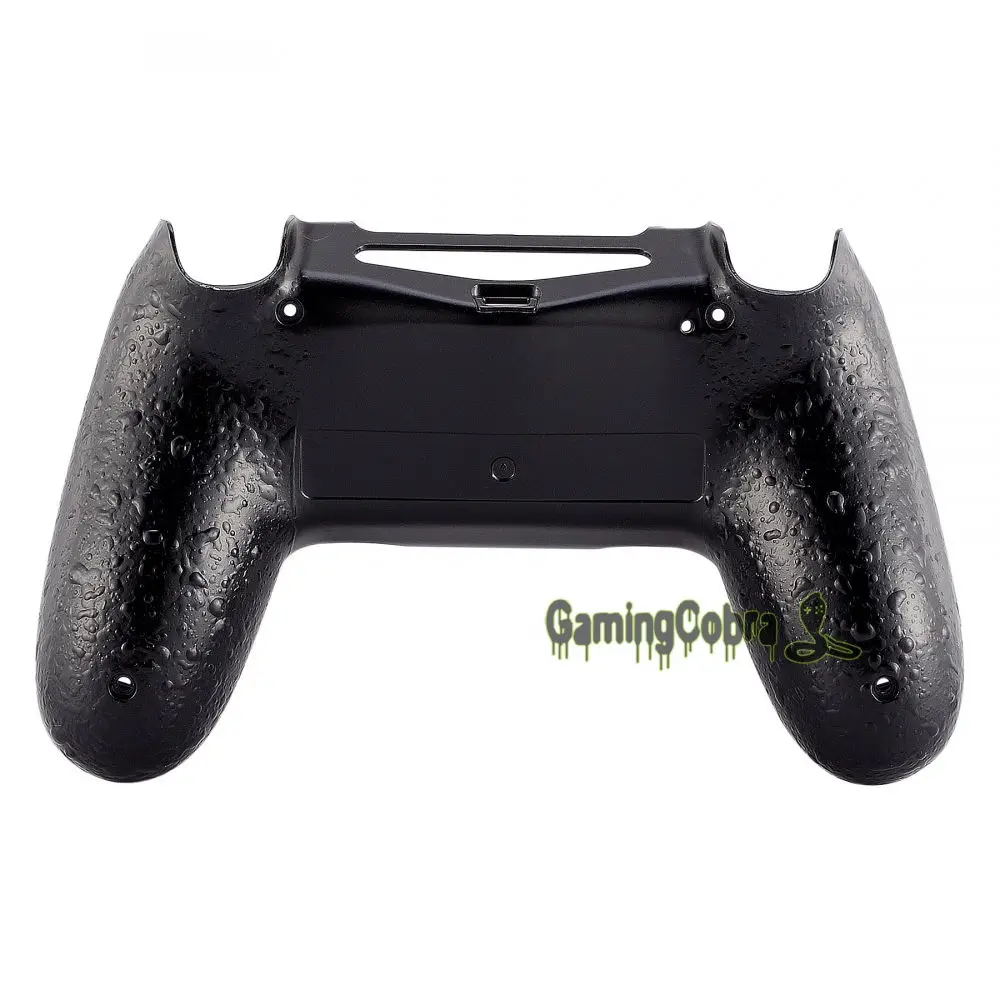 Textured Black Изготовленный На Заказ нижняя часть корпуса сзади Корпус чехол запасная часть для PS4 тонкий поляризационный фильтр Pro контроллер JDM-040 JDM-050 JDM-055 - Цвет: Textured Black