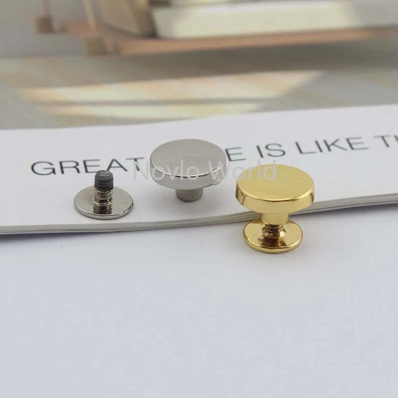 10 штук тест 4 цвета металлическая медная Пряжка винт кнопки шпильки гвоздь