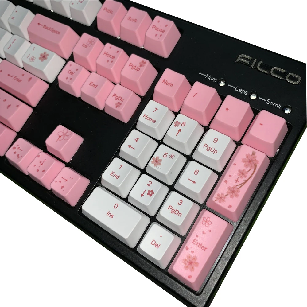 Сакура OEM высота PBT сублимационный ключ крышка s индивидуальная механическая клавиатура специализированный ключ крышка