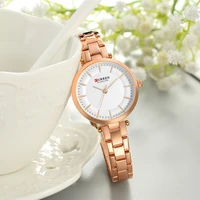 curren classic simple womens wristwatches quartz stainless steel watches female small and elegant ladies clock