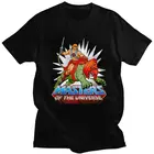 Классическая Ретро футболка He-Man Masters Of The Universe, мужские хлопковые футболки, топы Eternia, футболка с коротким рукавом, футболка с принтом Merch
