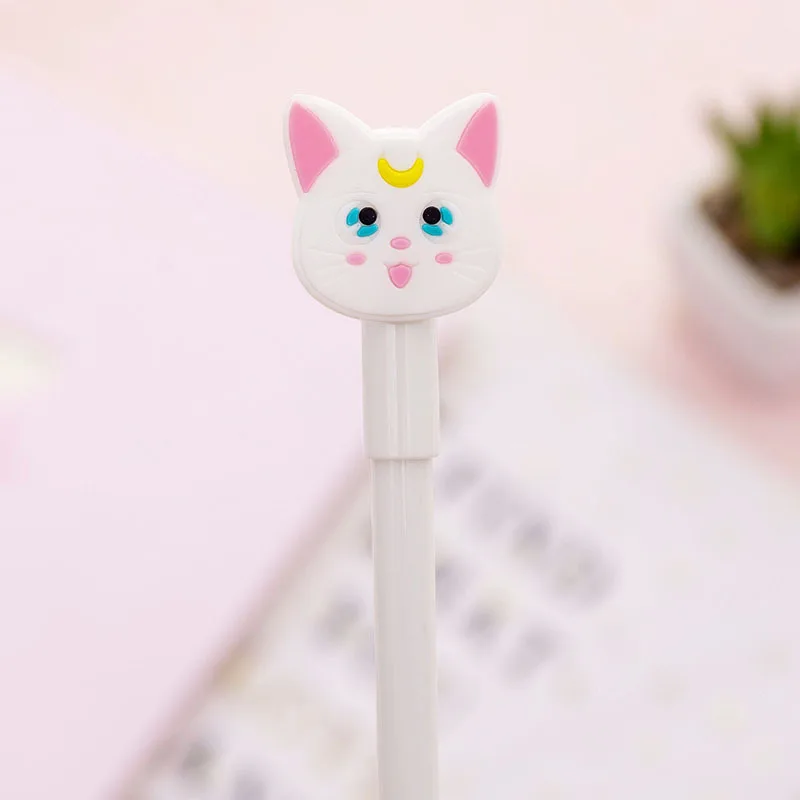 Аниме Сейлор Мун Луна Кошка Косплей милый мультфильм розовый поросенок написание живопись ручки Инструмент канцелярские принадлежности девочка студентка 0,5 мм гелевая ручка реквизит