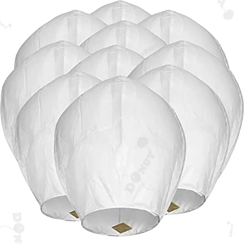 

White Lanterns - Eco Friendly Lanterns for Christmas, New Years Eve, Chinese New Year, Weddings & Parties. Chinese Lanterns