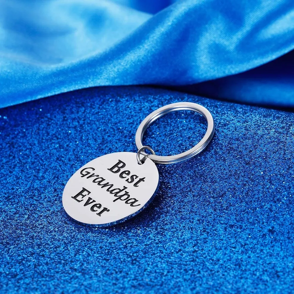 Брелок для ключей в виде дедушки подарки мужчин от внука внучки на День