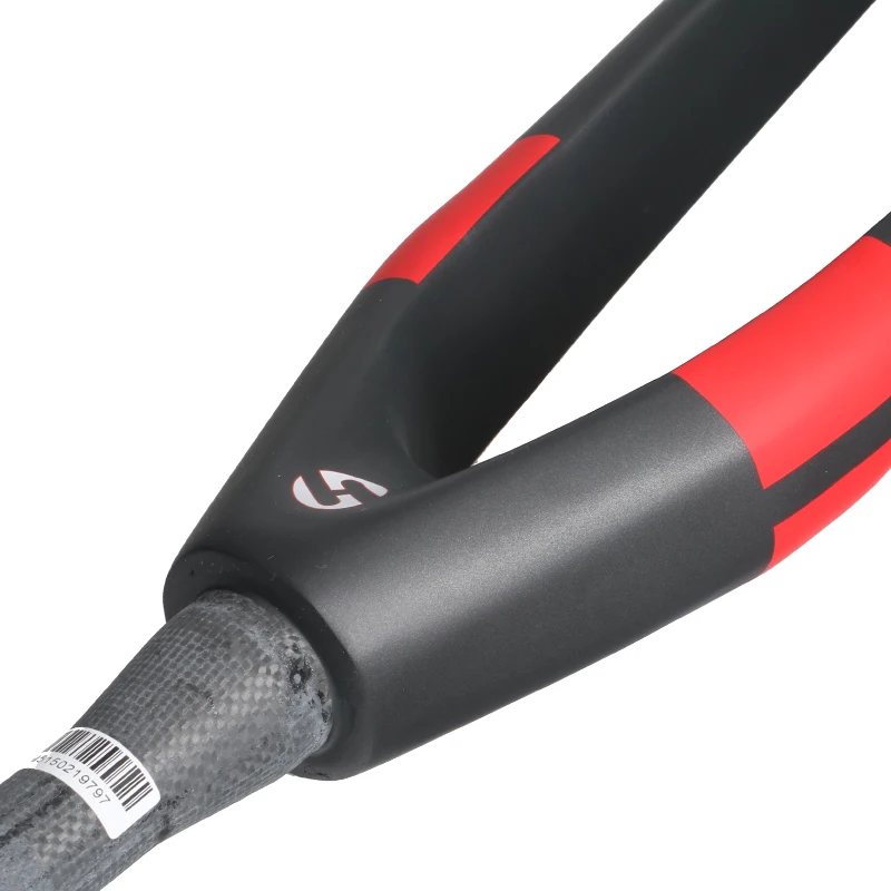 Велосипедная вилка TOSEEK из углеродного волокна коническая жесткая для дисковых