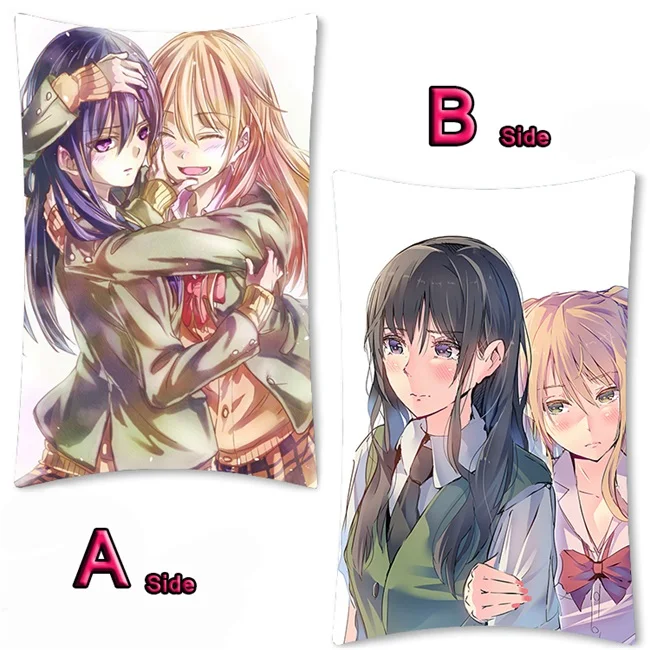 04 Аниме цитрусовые Aihara Yuzu Aihara Mei милый Dakimakura длинная подушка для объятий чехол кровать подушка Pilow крышка 2WAY 35x55 см - Цвет: 04